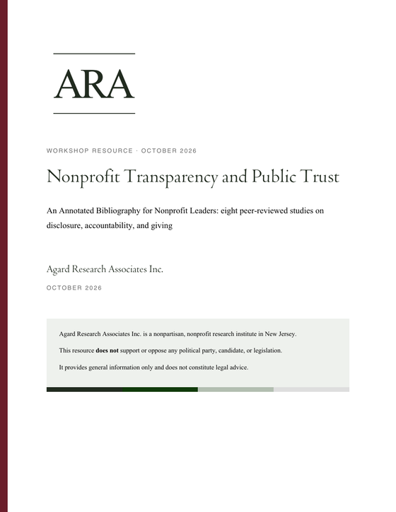 Cover of the annotated bibliography